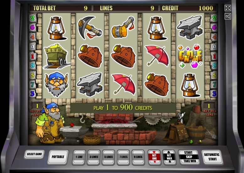 Игровой автомат Gnome бесплатно без регистрации